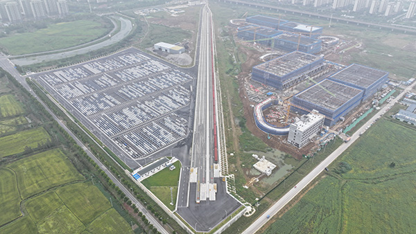 喜报！合肥物流集团北城铁路综合物流园专用线再破纪录